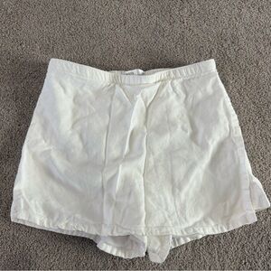 Kids White Skort